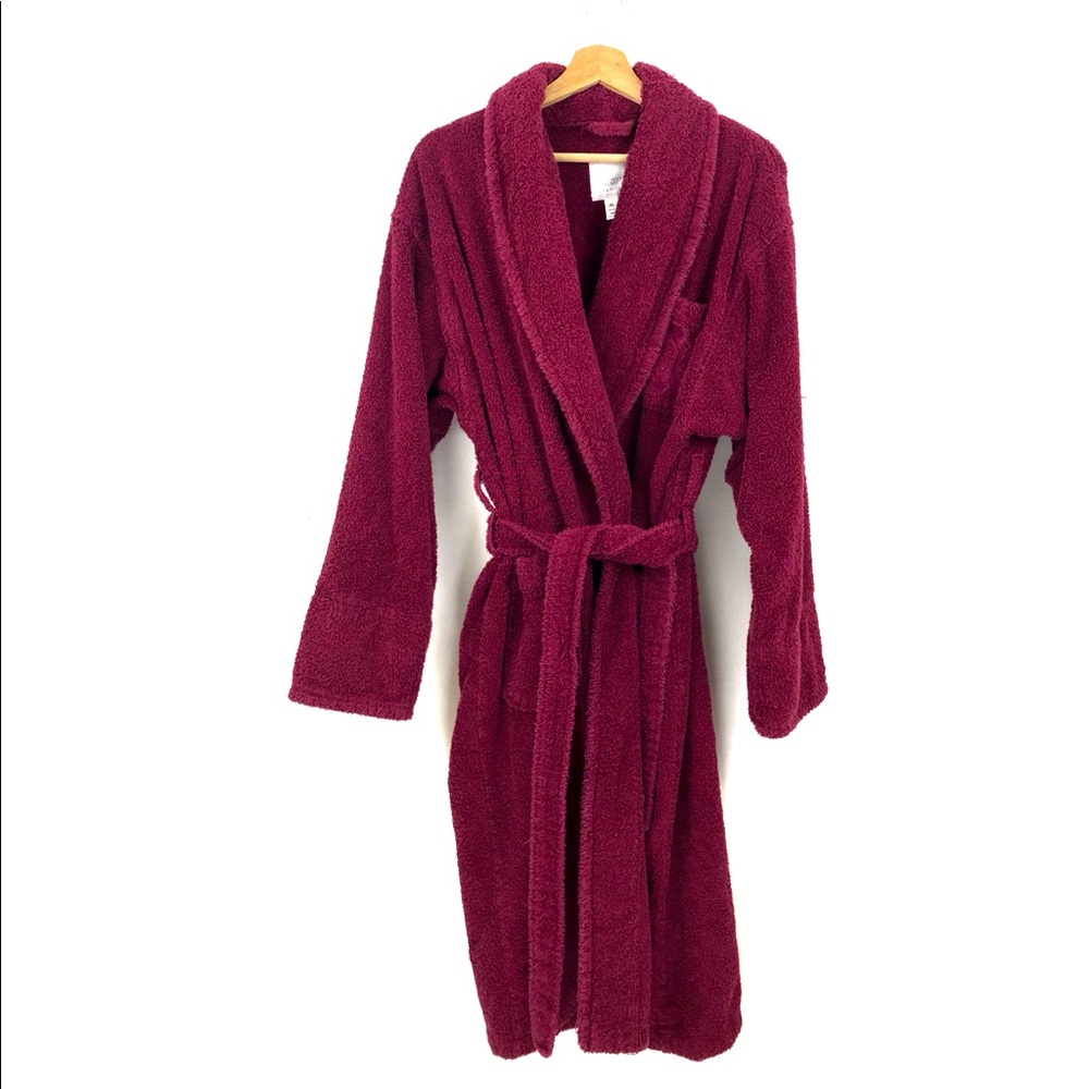 Victoria’s Secret Maroon Country Terry Cloth Robe